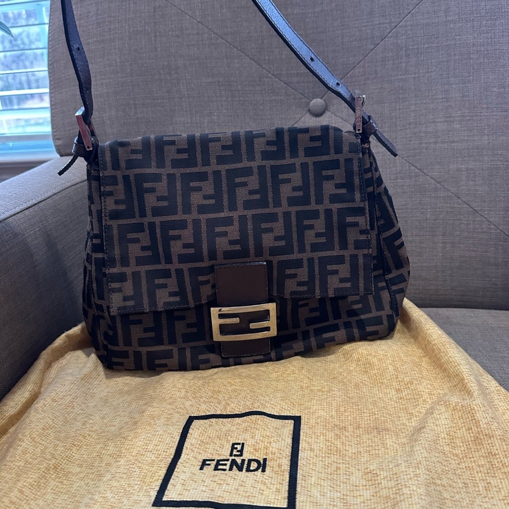 Vintage Fendi Zucca Mamma Baguette